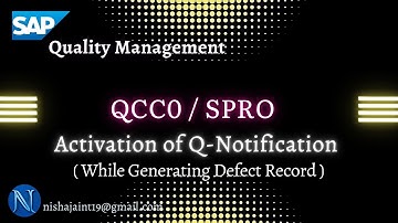 Activate Quality Notification while generating Defect Record in SAP S/4HANA Quality Management (QM)