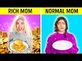 RICH MOM VS BROKE MOM | Rich Vs Normal Girl | Funny Family Moments by Challenge Accepted