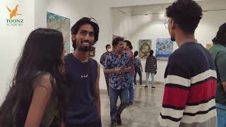 Visit to Fine arts College| Toonz Academy Students visit