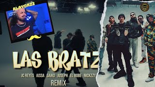 Reacción a un REMIX HISTÓRICO - Las Bratz Rmx - Aissa ft Saiko, Juseph, JC Reyes, Nickzzy y El bobe