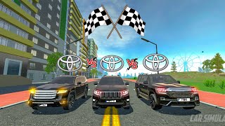 Car Simulator 2 | Toyota LC 300 VS Toyota LC 200 VS Toyota LC Prado |Race&Top Speed|Android Gameplay