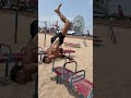 ビーチでトレーニング