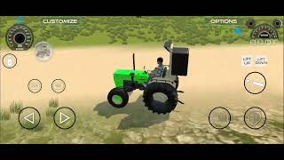 #swaraj tractor driving stunt gaming riding on the mountain #automobile #indiantractor3d #thargamer 