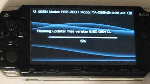 Sony PSP Update 5.50 GEN-D