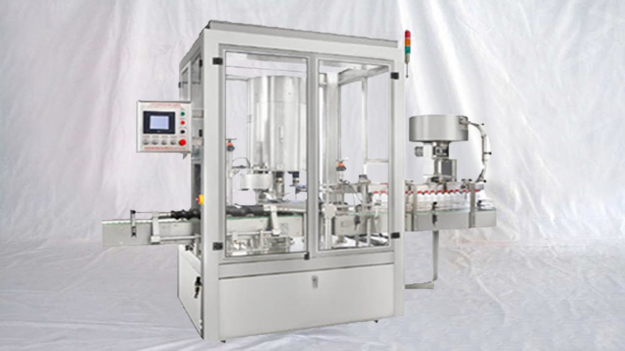 fully automatic capping machine screw capper pump caps closing equip ...