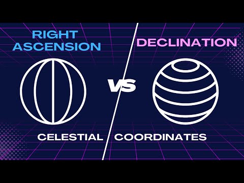 Video: Hva er forskjellen mellom rett oppstigning og deklinasjon?