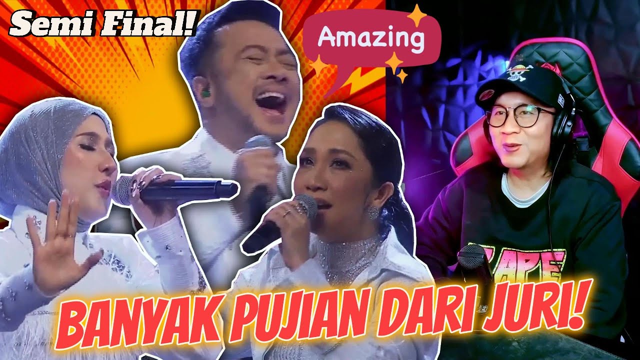 MENDUA - REMBULAN & BEAUTIFUL - SEMI FINAL Gegar Vaganza 12 Plus Komen Juri 