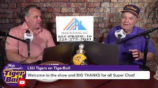 LSU football scrimmage analysis \& HOT recruiting on TigerBait LIVE