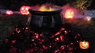 Halloween DIY Week | Bubbling Cauldron On Burning Embers | SA LIVE | KSAT 12