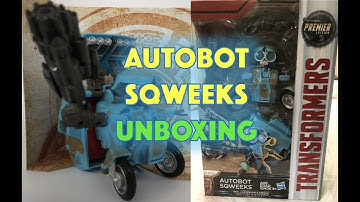 Transformers Autobot Sqweeks - Unboxing