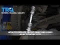 How to Replace Front Sway Bar Links 1964-72 Pontiac GTO