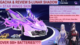 Gacha & Review S-Lunar Shadow With Star Wings Skin 【Garena Speed Drifters】