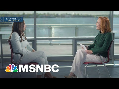 AOC and Jen Psaki talk abortion rights, the climate crisis, and her Republican colleagues