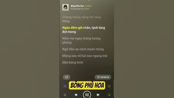 Thumbnail of Bóng Phù Hoa - Phương Mỹ Chi, DTAP #music #karaoke #bigsalemuasam