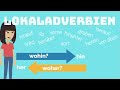 Deutsch lernen | Lokaladverbien | hin und her | Grammatik | A2 | B1 | B2 | Adverbien | wo?| Top 10 |