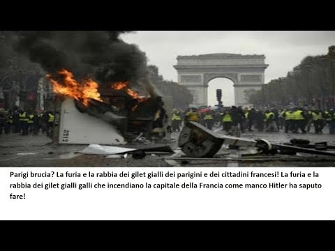 Paris yanıyor mu? Sarı yeleklilerin ve Fransızların Parislilerinin öfkesi ve öfkesi! #SanTenChan
