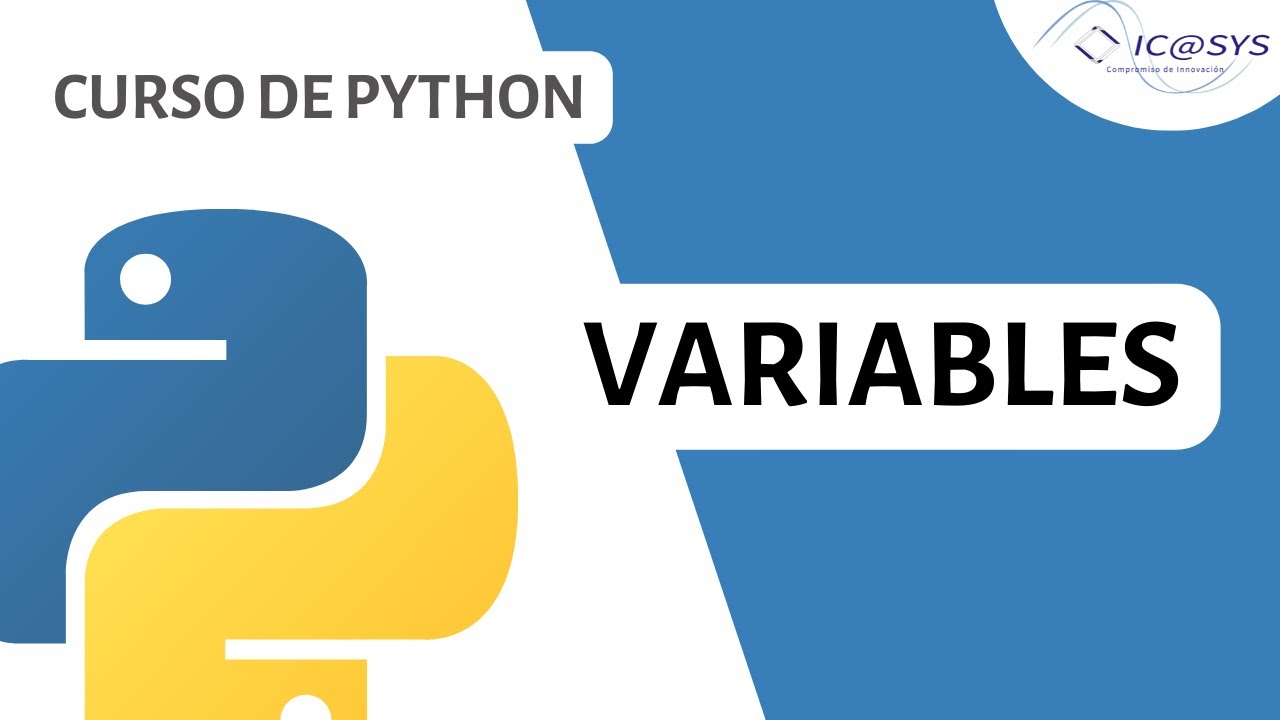 4. Variables || Curso de Python || ICASYS - YouTube