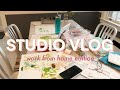 Artist Studio Vlog | Freelance Illustrator Working from Home With Kids