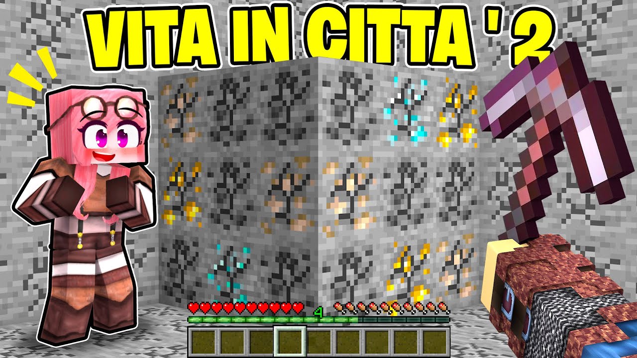 HO CREATO IL PICCONE PIÙ FORTE DELLA VITA IN CITTÀ 2! - MINECRAFT Ep.48