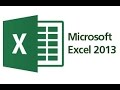 امتحان الجداول الالكترونية باستخدام Excel 2013 الإصدار ICDL V6