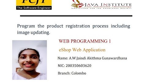 Program the product registration process including image updating