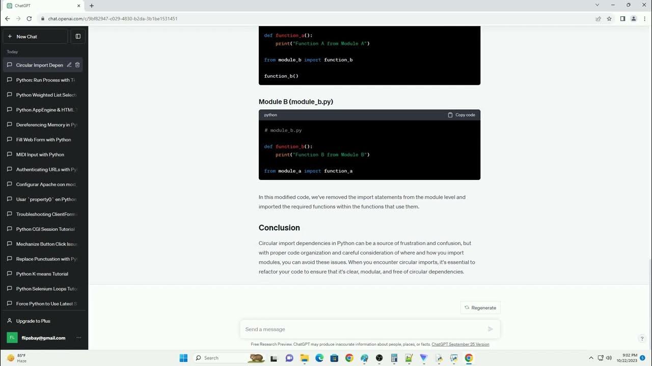 Circular import dependency in Python - YouTube