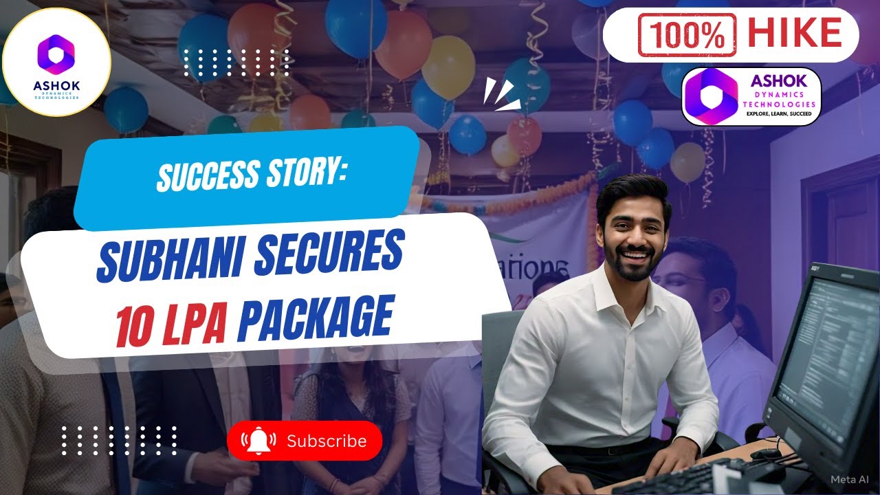 Subhani V R Subhani Lands 10 LPA with 100% Hike! | Dynamics CRM Success Story # ...