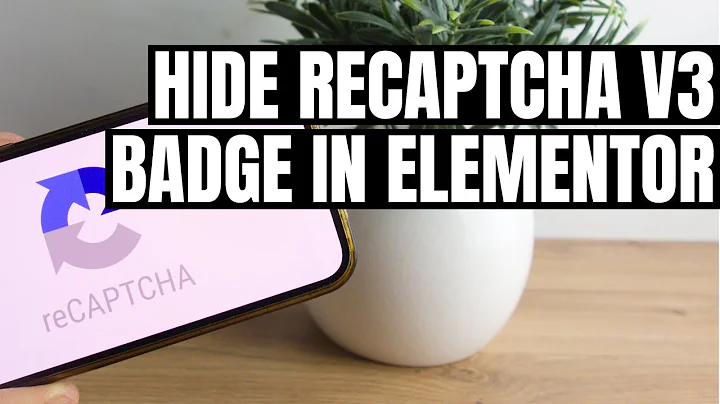 Hide Recaptcha V3 Badge in Elementor - Easy Tutorial!