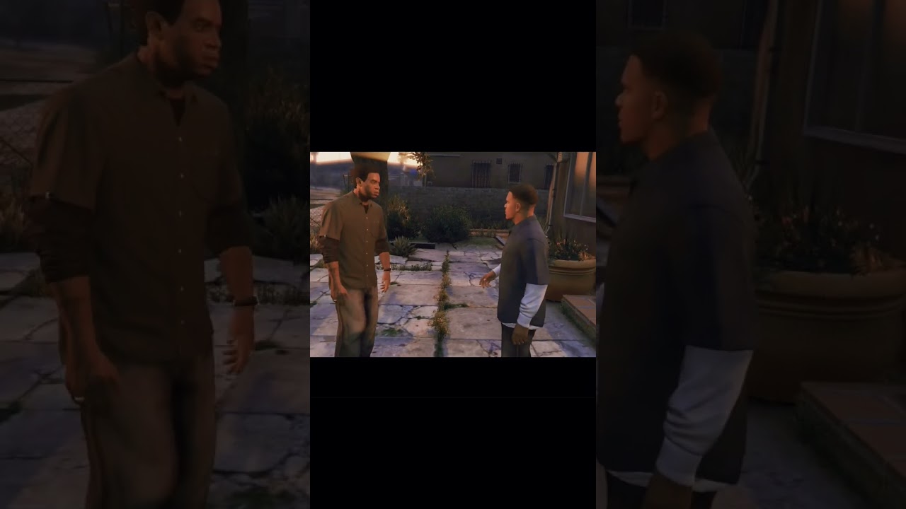 Funny convo between Franklin and Lamar.