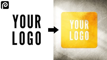 Create a LOGO mockup online in Photopea
