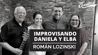 Román Lozinski en Improvisando con Elba Escobar y Daniela Alvarado