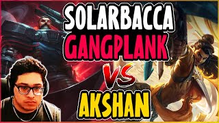 SOLARBACCA Gangplank Vs Akshan Top - NA Challenger - Patch 14.9