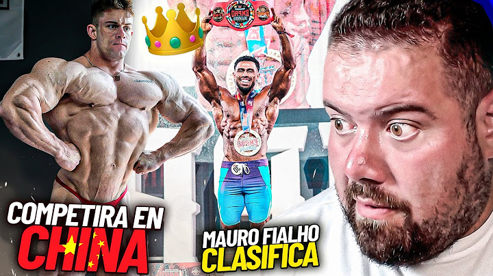 Joan Pradells competes in China and Mauro qualifies for Mr. Olympia
