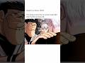 the meme is wild #jujutsukaisen #jjk #anime #animememes #yujiitadori #gojo #sukuna