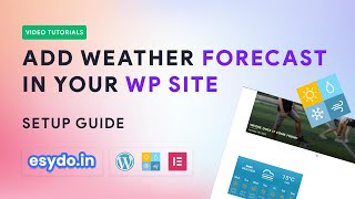 How to add Weather Forecast Widget in your WordPress Site || WordPress Tutorials for beginner screenshot 5