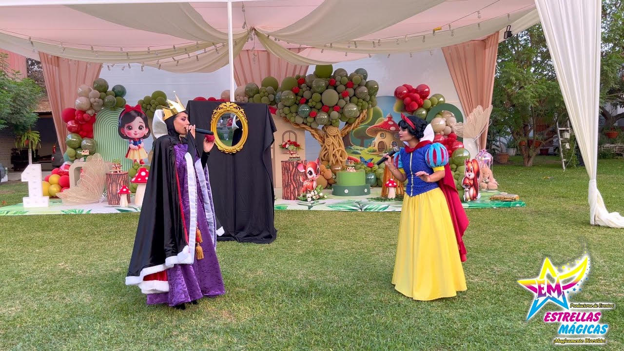Show Infantil Blancanieves - Vive tu Historia con Estrellas Mágicas - Mágicamente Divertido!!!