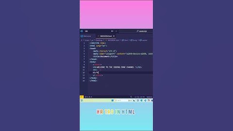Hr tag in html 👍 #coding #correctcoding #webdevelopment #shortsfeed #programming #codingbat #shorts