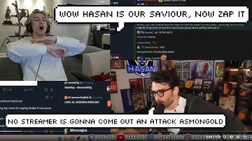 xQc Reacts to Hasan Explaining Why Big Streamers are Scared to Come Out Against Asmongold
