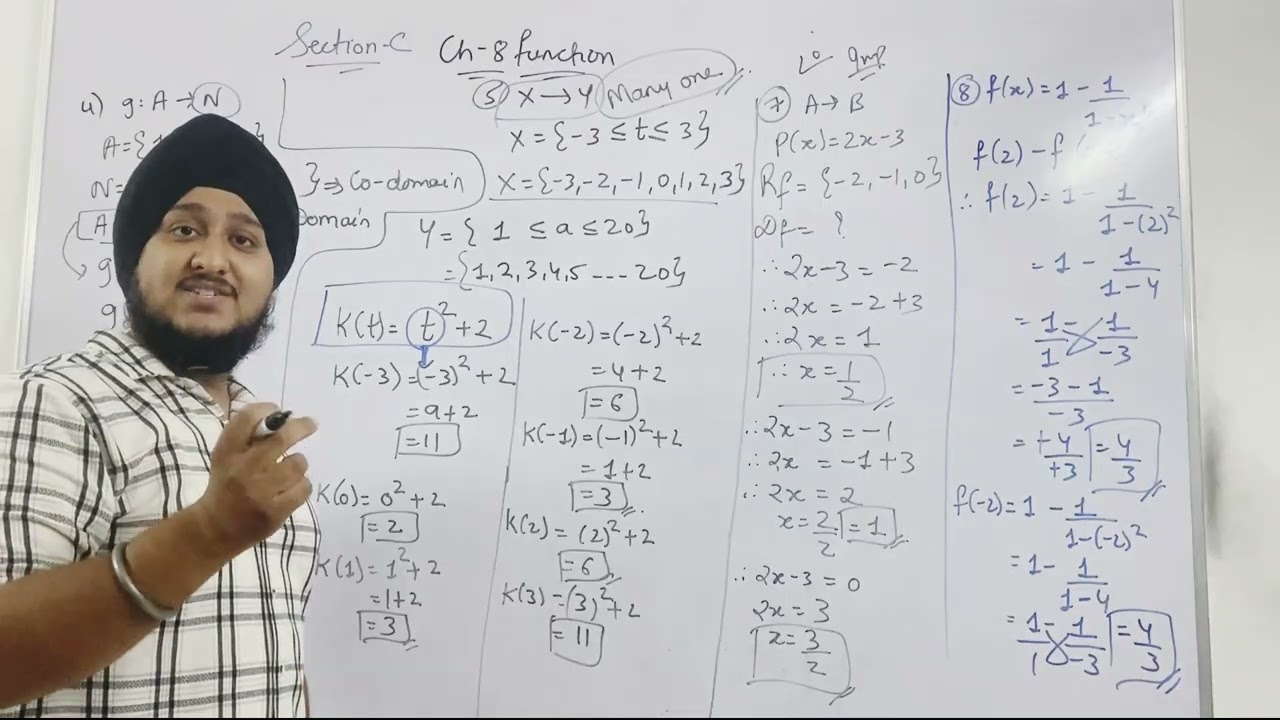 Ch 8 Function || Section C || Video 1 || 11th Commerce || Most Important Questions