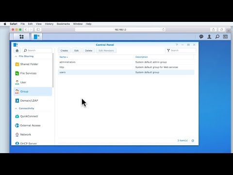 How to setup a Synology NAS (DSM 6) - Part 9: Creating Network Folder Shares