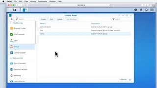 How to setup a Synology NAS (DSM 6) - Part 9: Creating Network Folder Shares