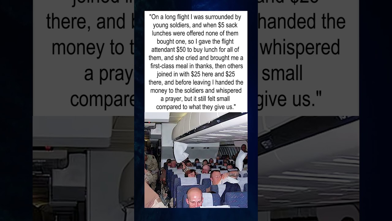 A $50 Gesture That Touched Everyone on the Plane