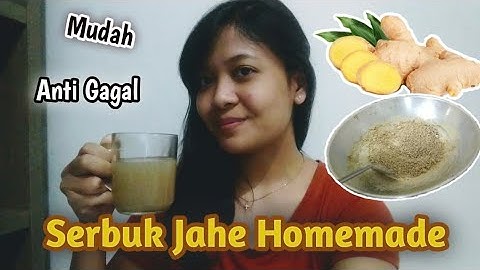 CARA MEMBUAT SERBUK JAHE |  Homemade Tinggal Seduh