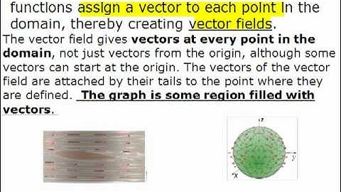 Calculus III Ch. 16 Lecture 1 Vector functions