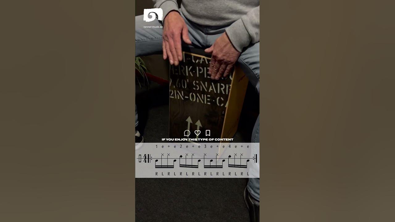 ‘Bamboléo’ - Gipsy Kings 💃🏻 | Cajon Groove-Tutorial! #cajon #cajoncover #percussionist