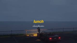 billie eilish - lunch (slowed + reverb)