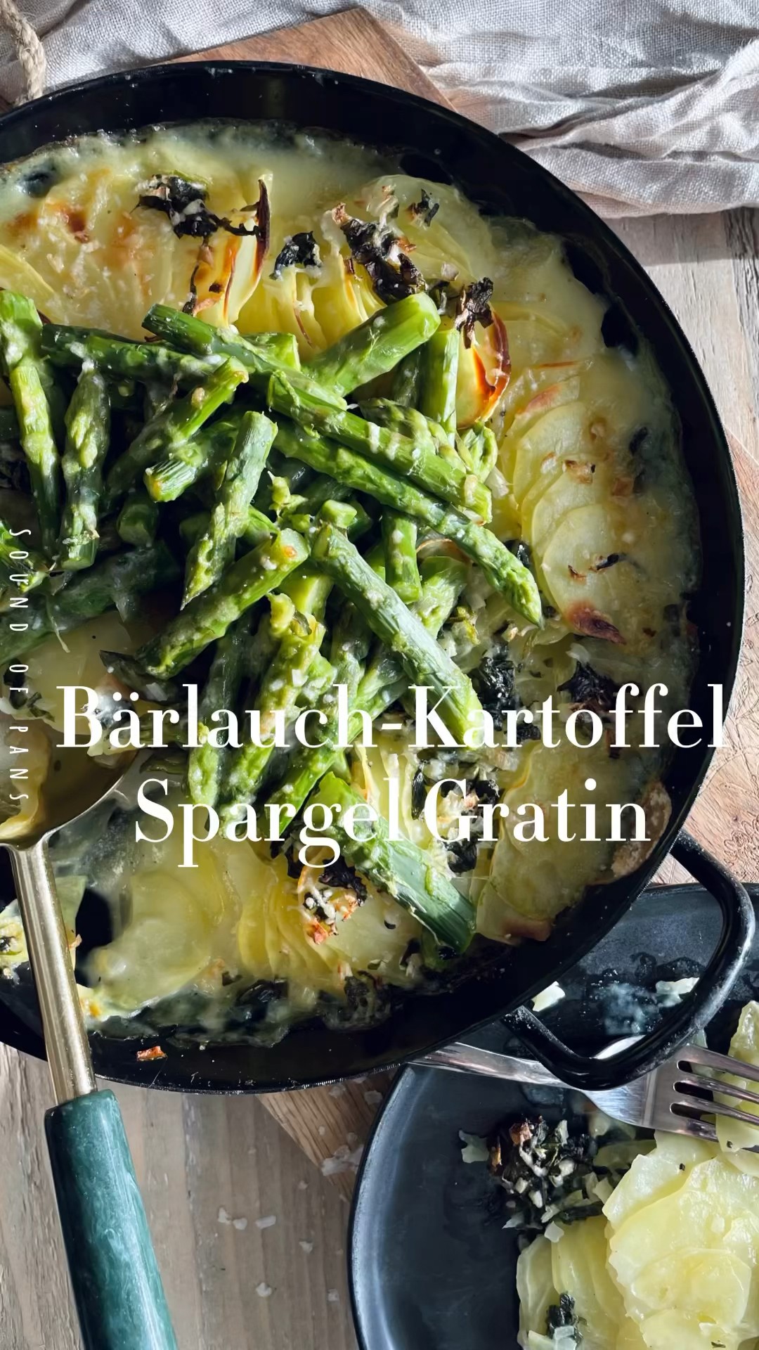 Bärlauch-Kartoffel-Spargel Gratin - YouTube