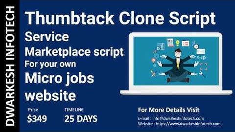 Thumbtack clone script : Get your own php micro jobs website with service marketplace script2018