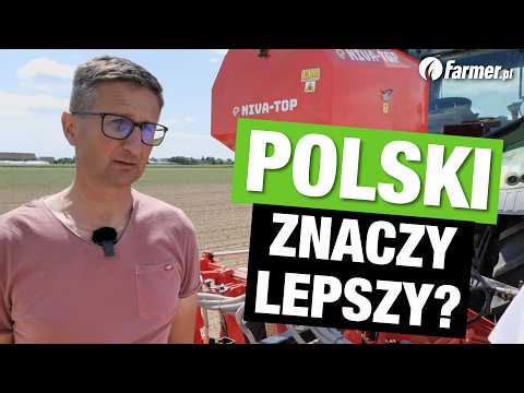 Polish camera-guided row cultivator and modular seed drill! Niva Top in soybean farming (performa...