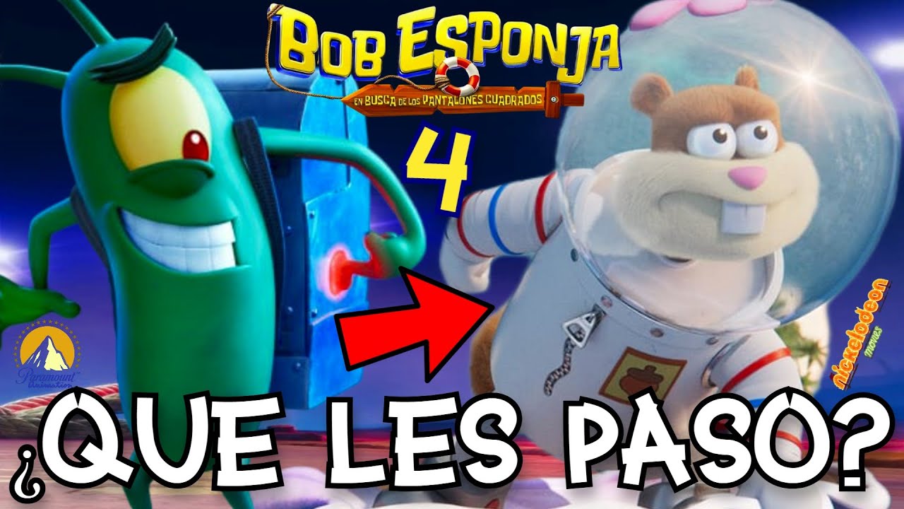 ¿DÓNDE estaban ARENITA y PLANKTON en BOB ESPONJA EN BUSCA DE LOS PANTALONES CUADRADOS? - Sus ESCENAS
